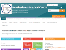 Tablet Screenshot of heatherlands.net
